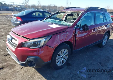 2018 Subaru Outback 2.5I z USA, uszkodzony, nr VIN 4S4BSAAC4J3271429